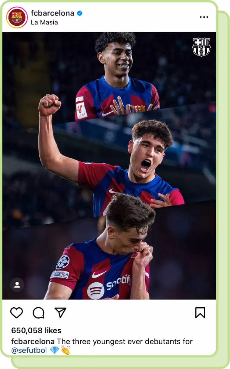 Fcbarcelonas instagram