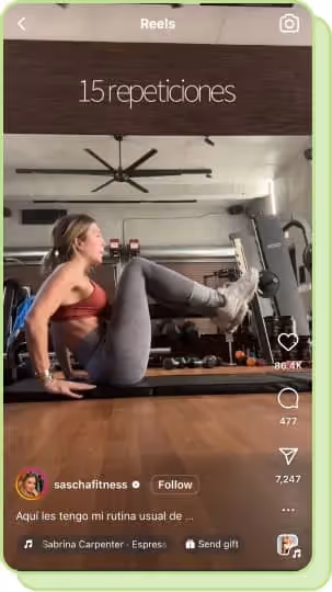 woman doing leg exercises in gym