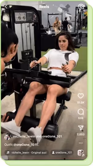 woman doing leg curls in gym