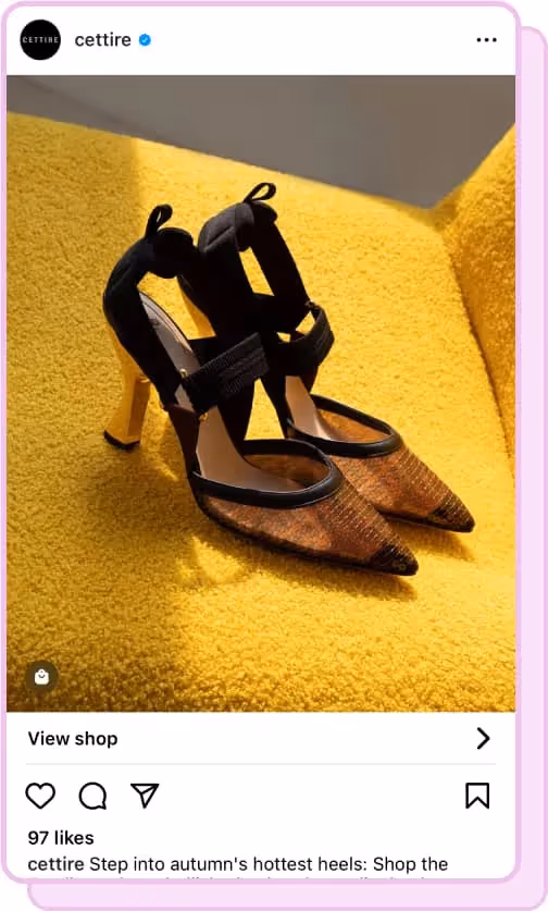 high heel shoes on yellow couch