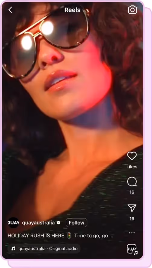 woman wearing aviator sunglasses quay