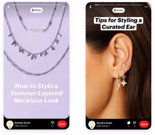 Kendra Scott Pinterest marketing strategy