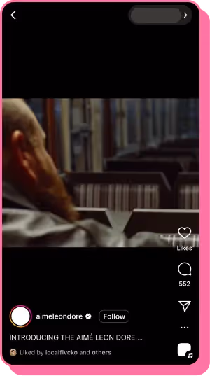 Bearded man browsing vinyl records in dimly lit record store