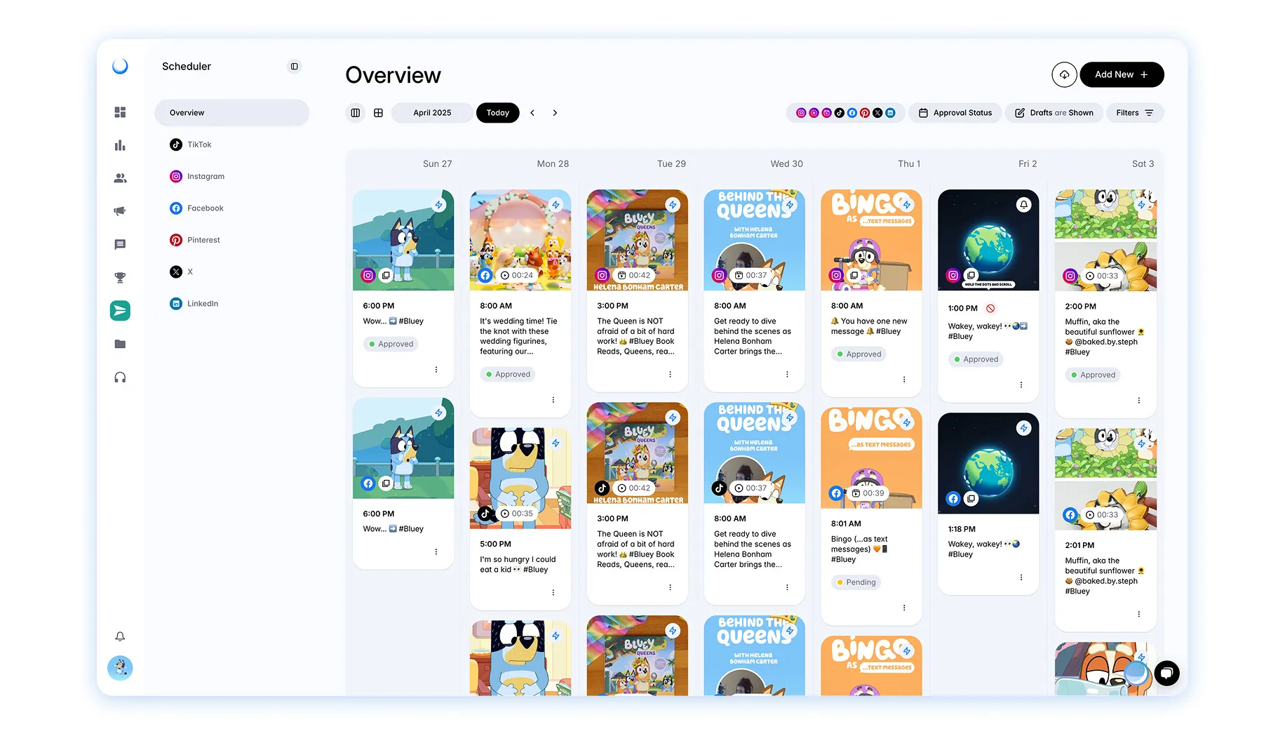 Dash Social Instagram Organic Reach analytics dashboard showing estimated reach, engagement, and UGC performance.
