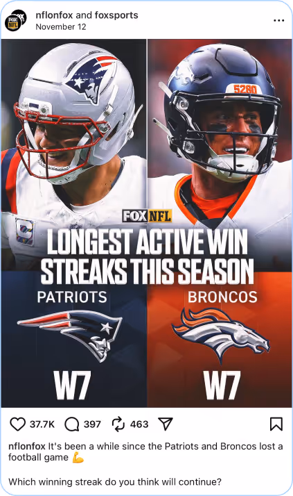 fox sports instagram