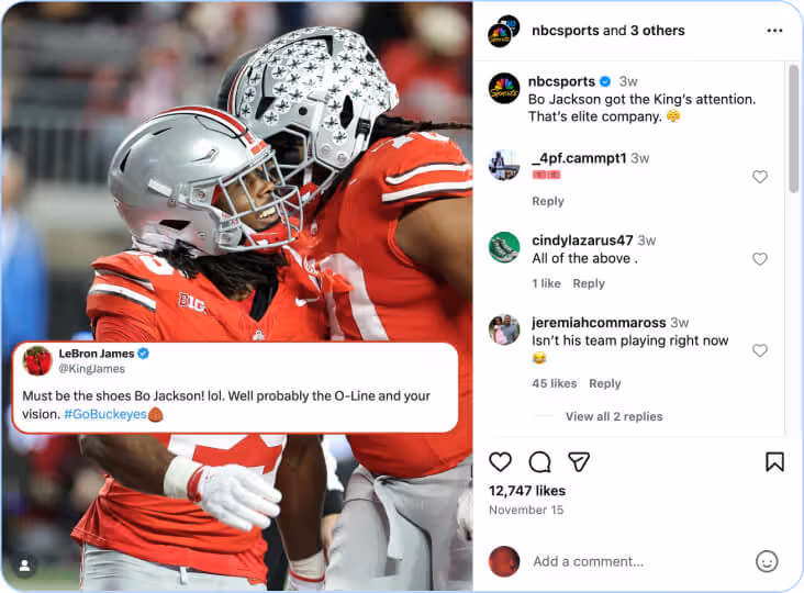 nbc sports instagram