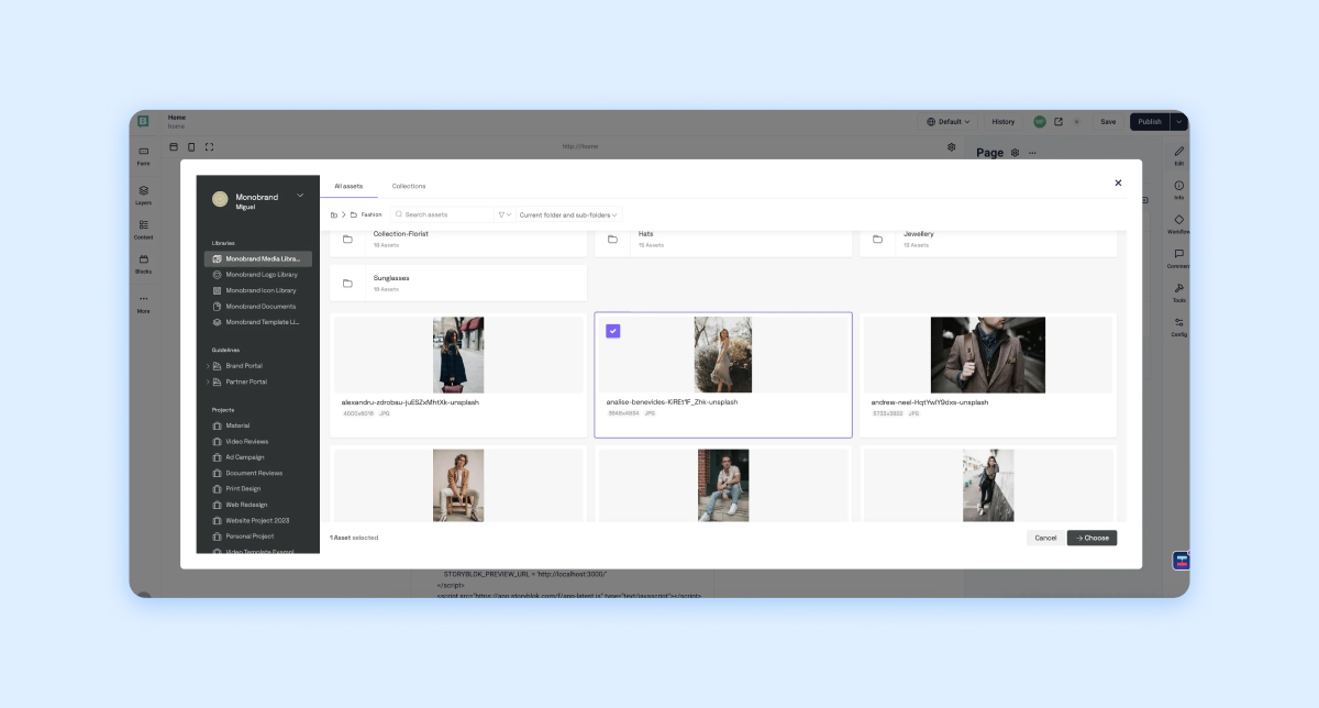 Frontify brand management tool