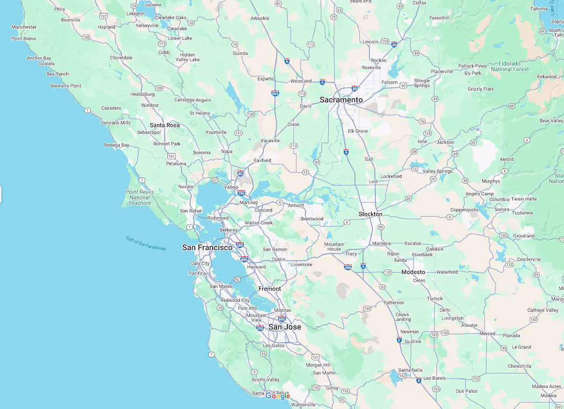 San Francisco International (SFO) to Sacramento, CA