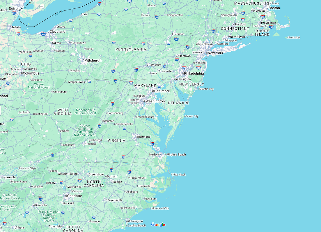 Portsmouth, VA to Reading, PA