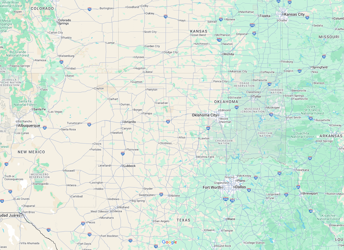 Amarillo, TX to Will Rogers World (OKC)