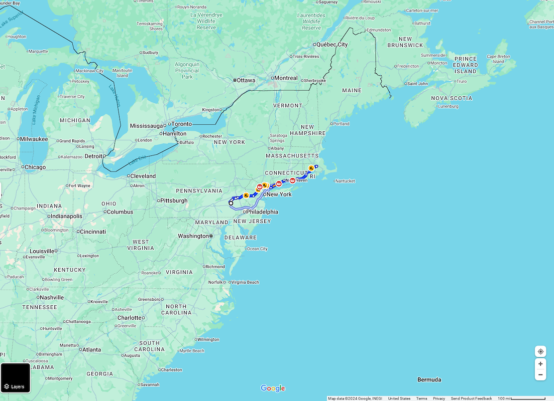 Reading, PA to Taunton, MA