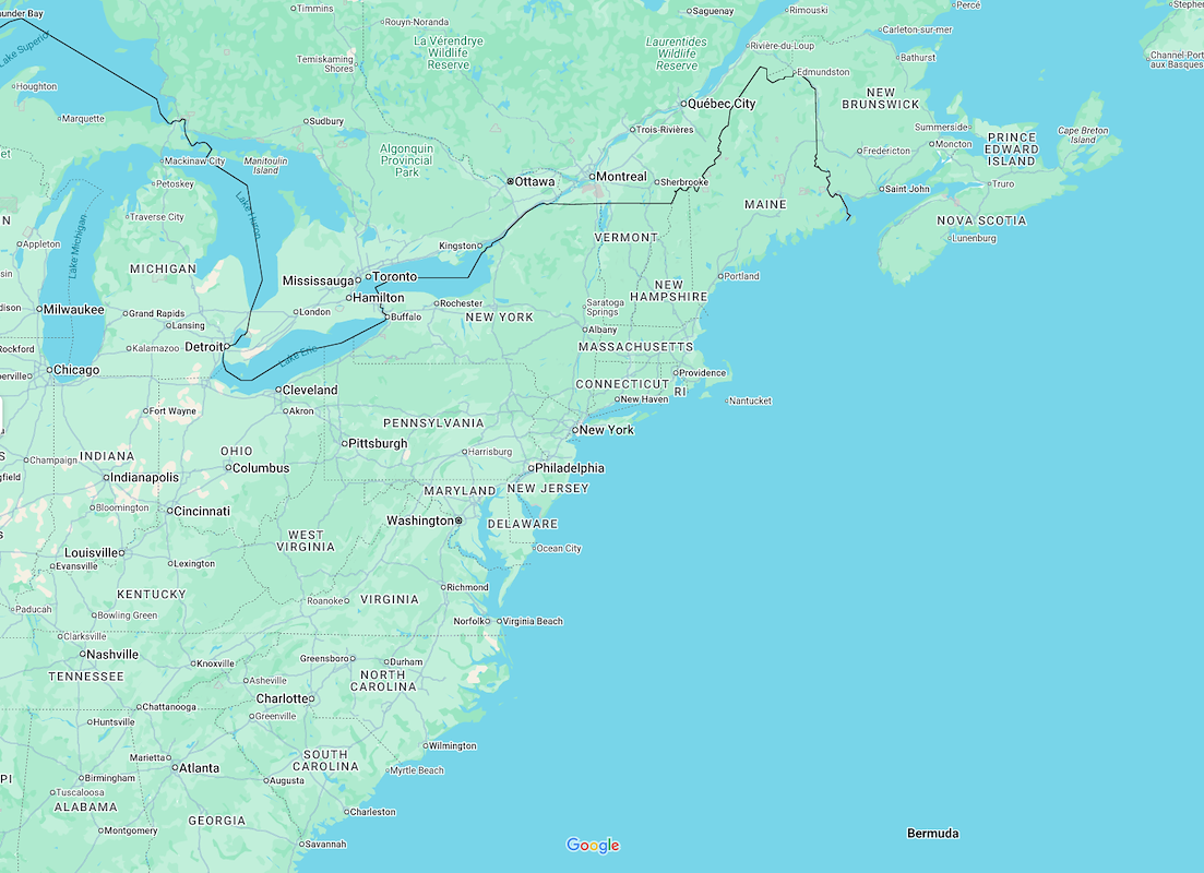 Taunton, MA to Reading, PA