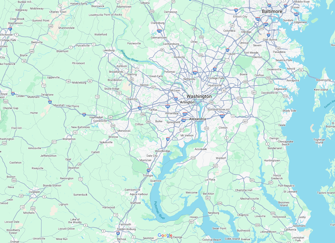 Centreville, VA to Alexandria, VA