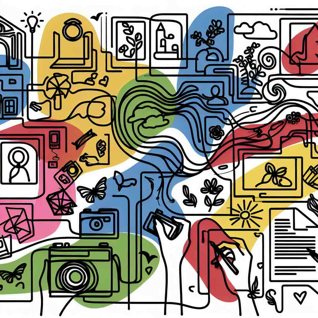 A decorative image showing a more engaging, active learning experience