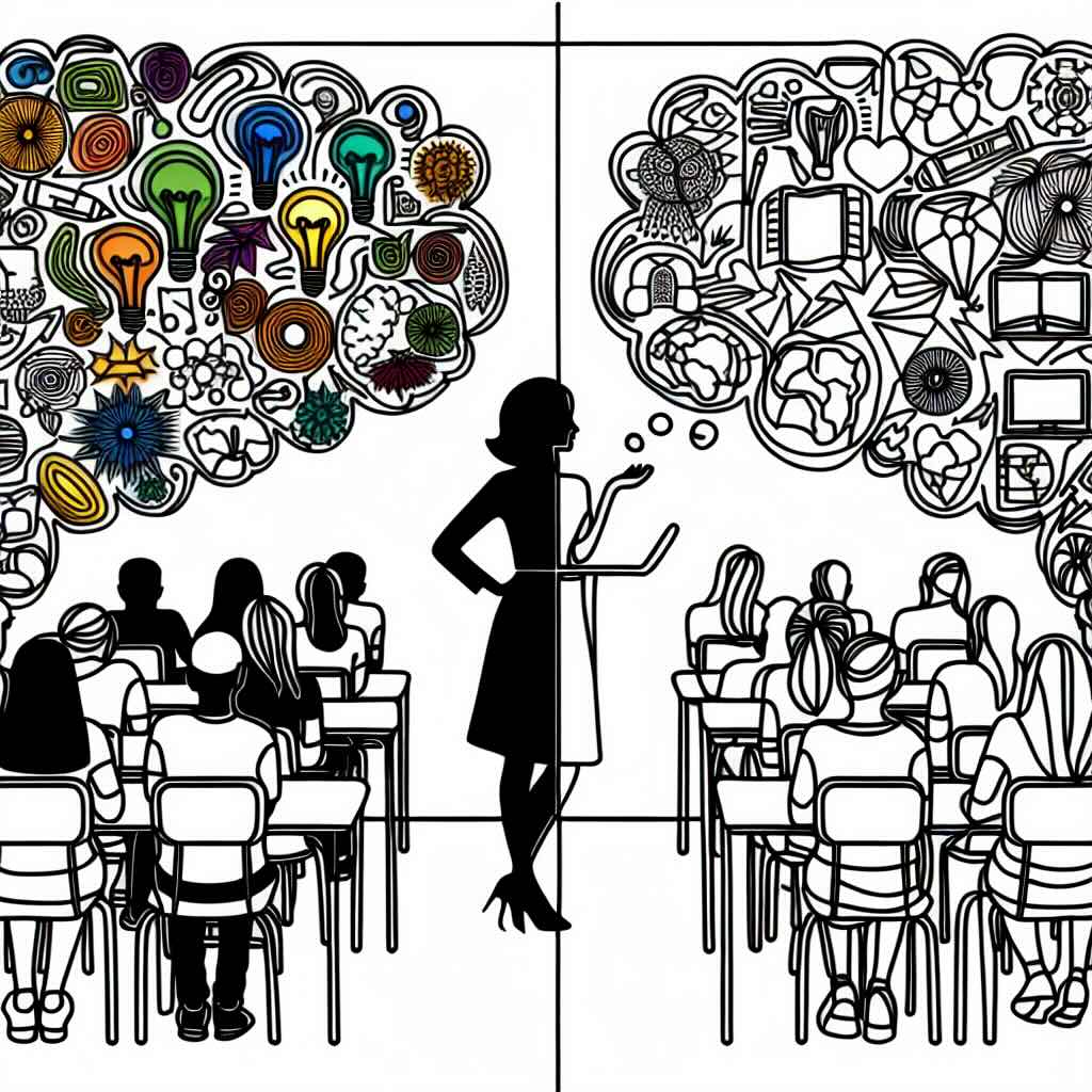 Image depicting the difference between active and passive learning