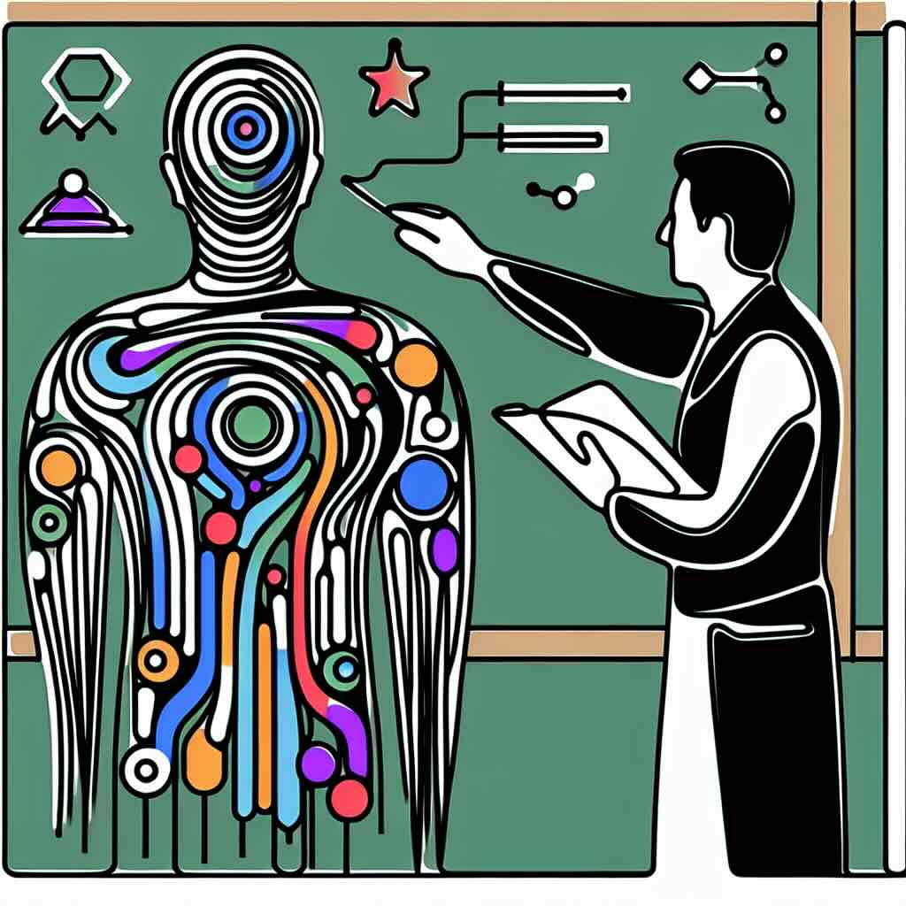 An illustration of a simulated review persona providing feedback 