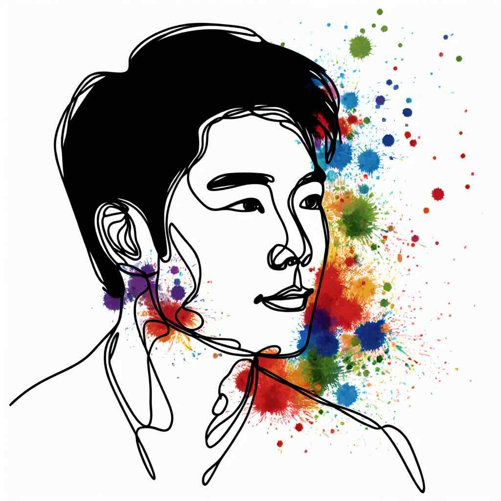 A visualisation of a human being