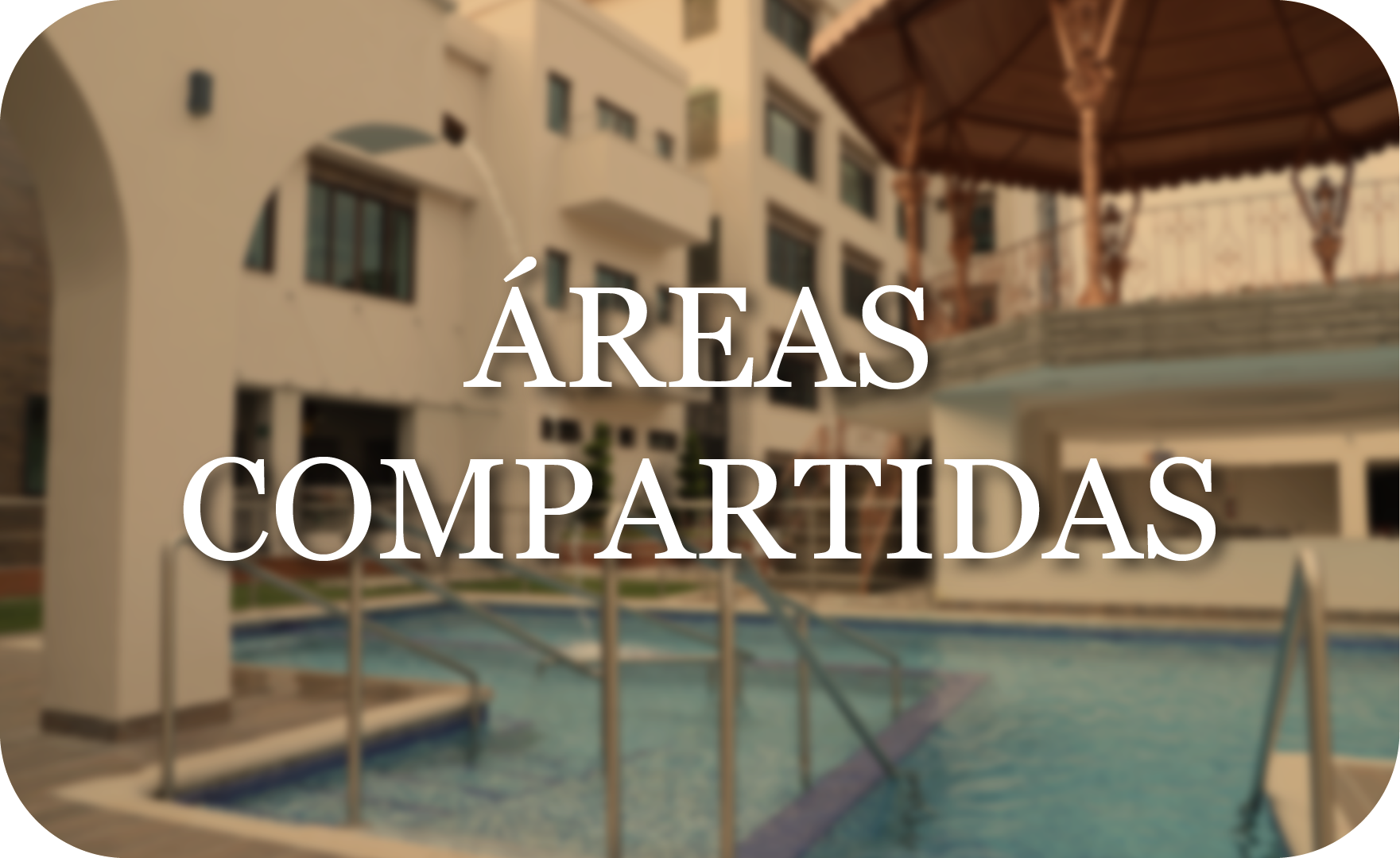 Áreas compartidas: piscina de fácil acceso, elevadores, restaurante, terrazas, patio