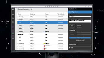 Expanse Software List View Screenshot