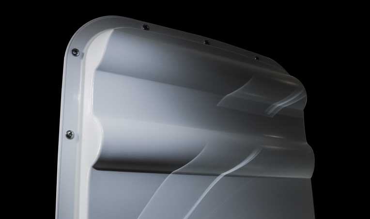 Advance sensor with dramatic lighting