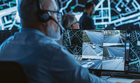 ITS Traffic Agency video wall 