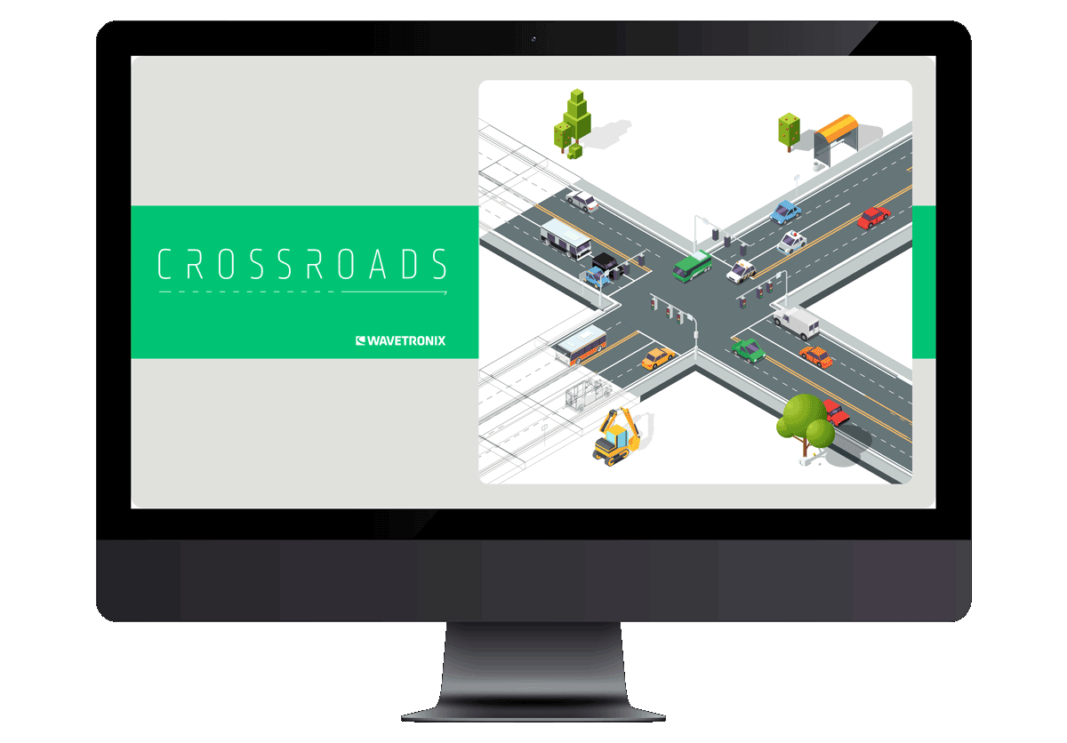 Image of computer monitor showcasing the CrossRoads software