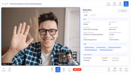Talview candidate assessment tools