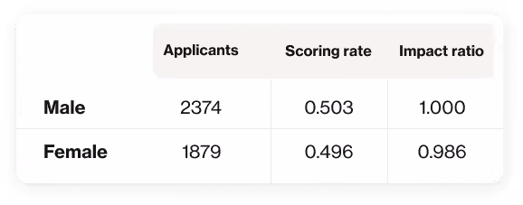 Gender bias audit HiringBranch