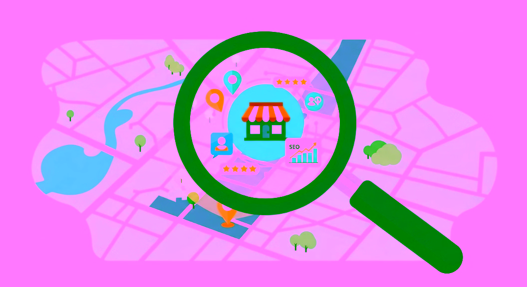 Représentation du marketing local.