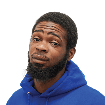 Ox Foundation Solutions crew member in blue hoodie with short beard, looking at camera