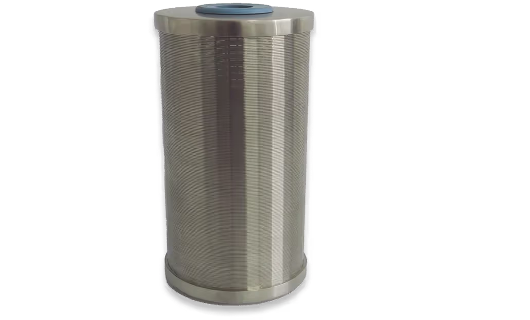 Filtro espiralado de inox de alta durabilidade com diversas micragens.