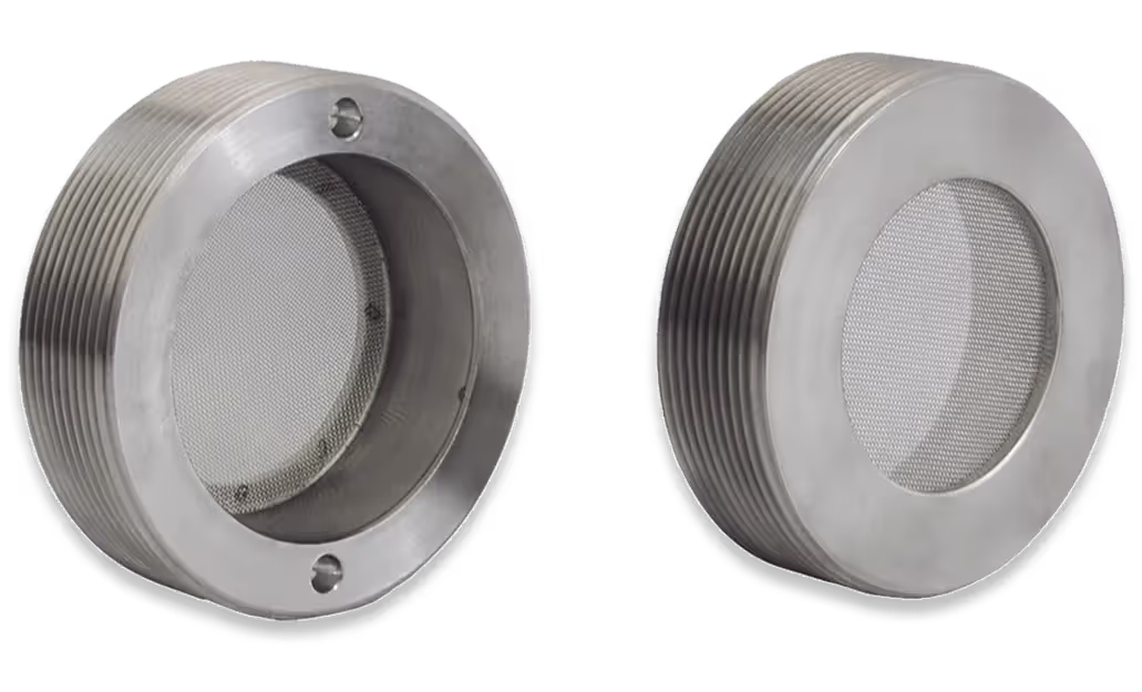 Filtro peneira em tela de inox para máquinas especiais