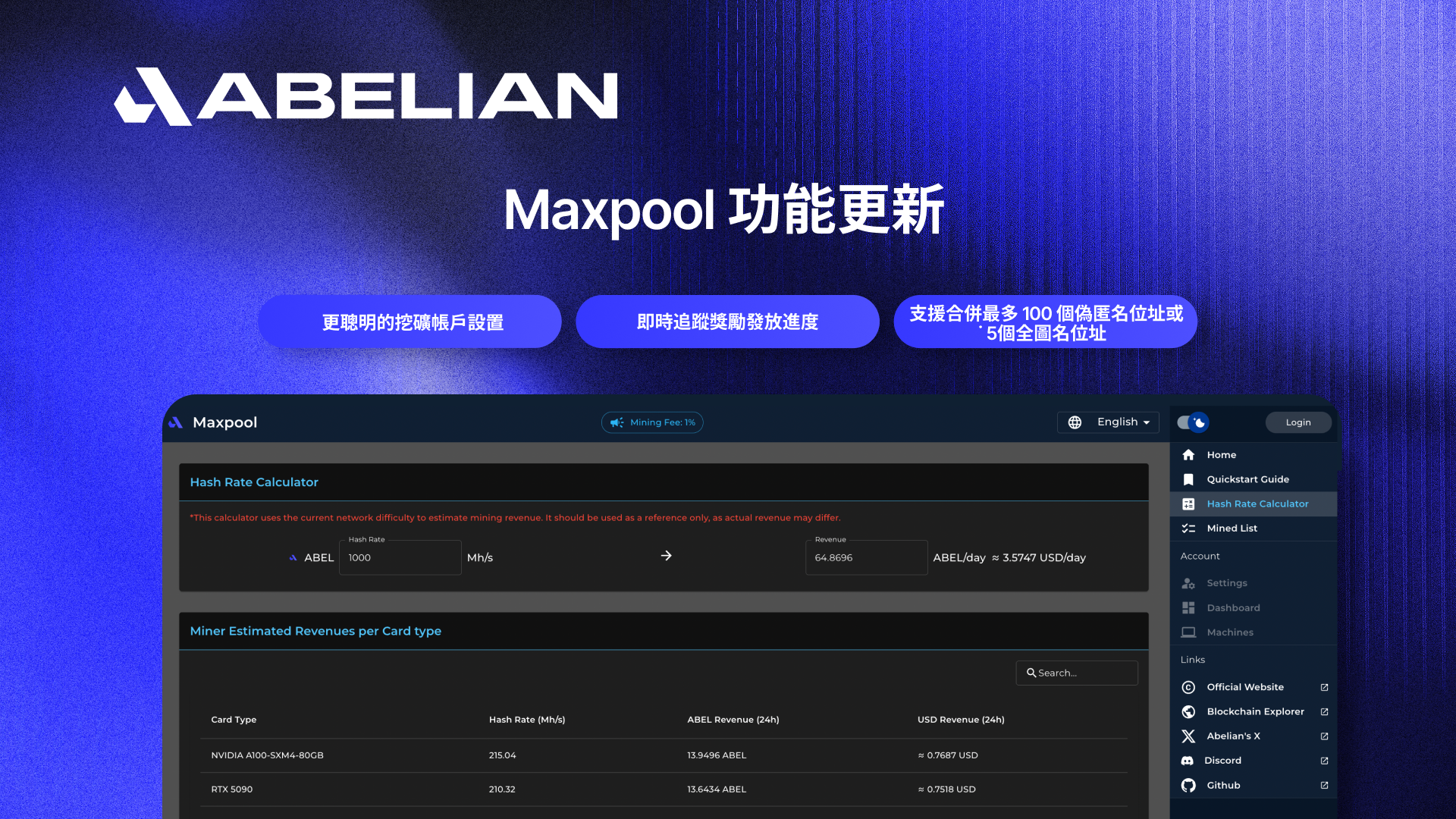 Maxpool 更新：更快、更智能、更具成本效益的挖礦獎勵機制
