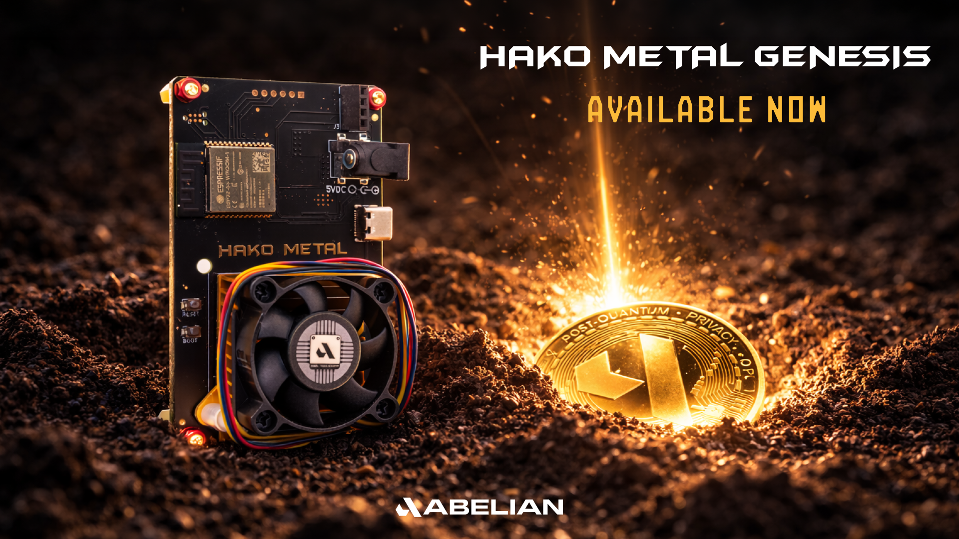 HAKO METAL Genesis - The ABEL-NAKAMOTO Miner for the Post-Quantum Era