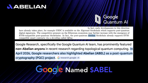 Abelian Emerges as a Leading Post-Quantum Blockchain as the Industry Faces a New Security Era
