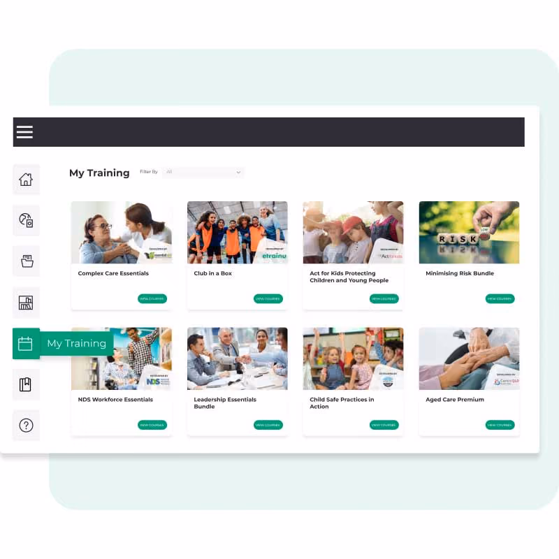 A preview of the etrainu resource library