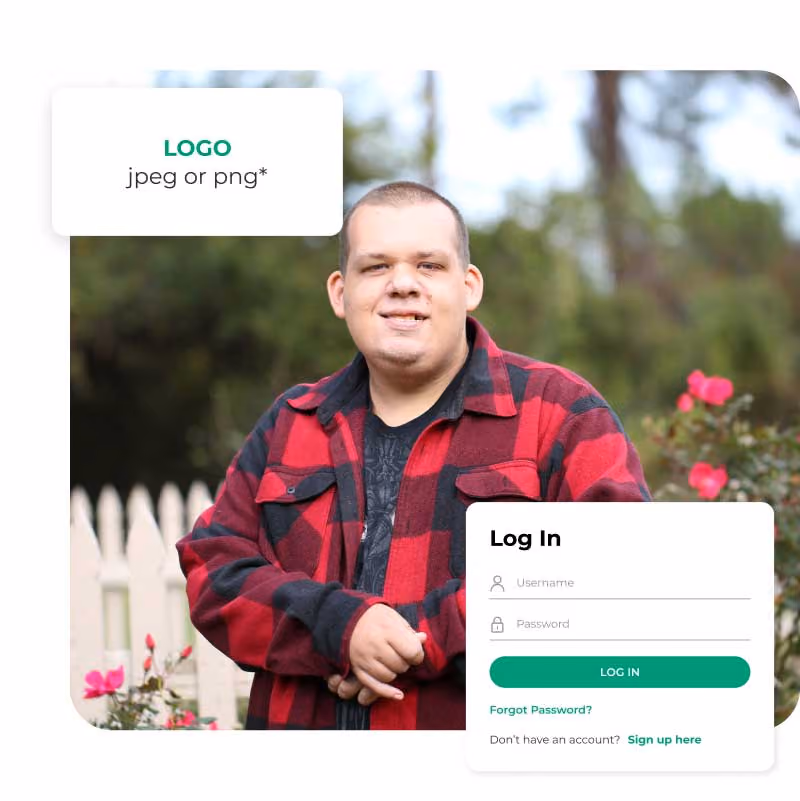 A preview of a custom home page