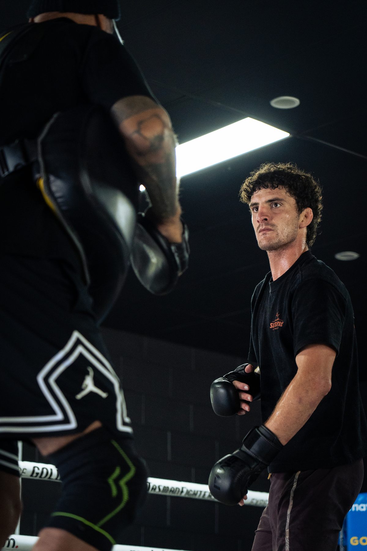 Pad Work in the Ring