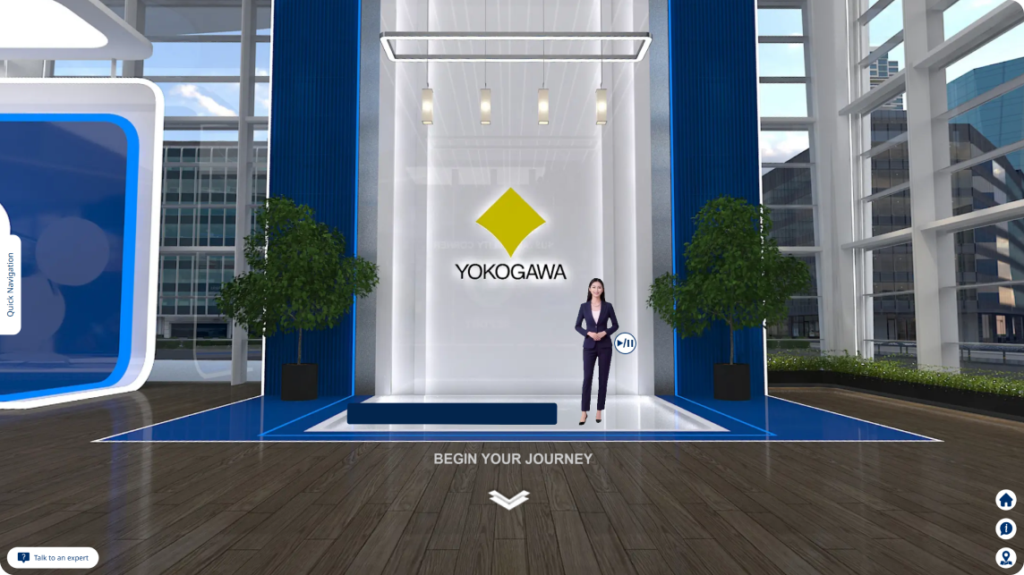 Virtual Exhibition Showroom : Yokogawa