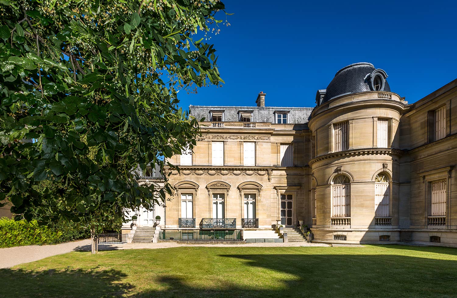 Photo pris du Musée Marmottan Monet depuis le jardin du musée