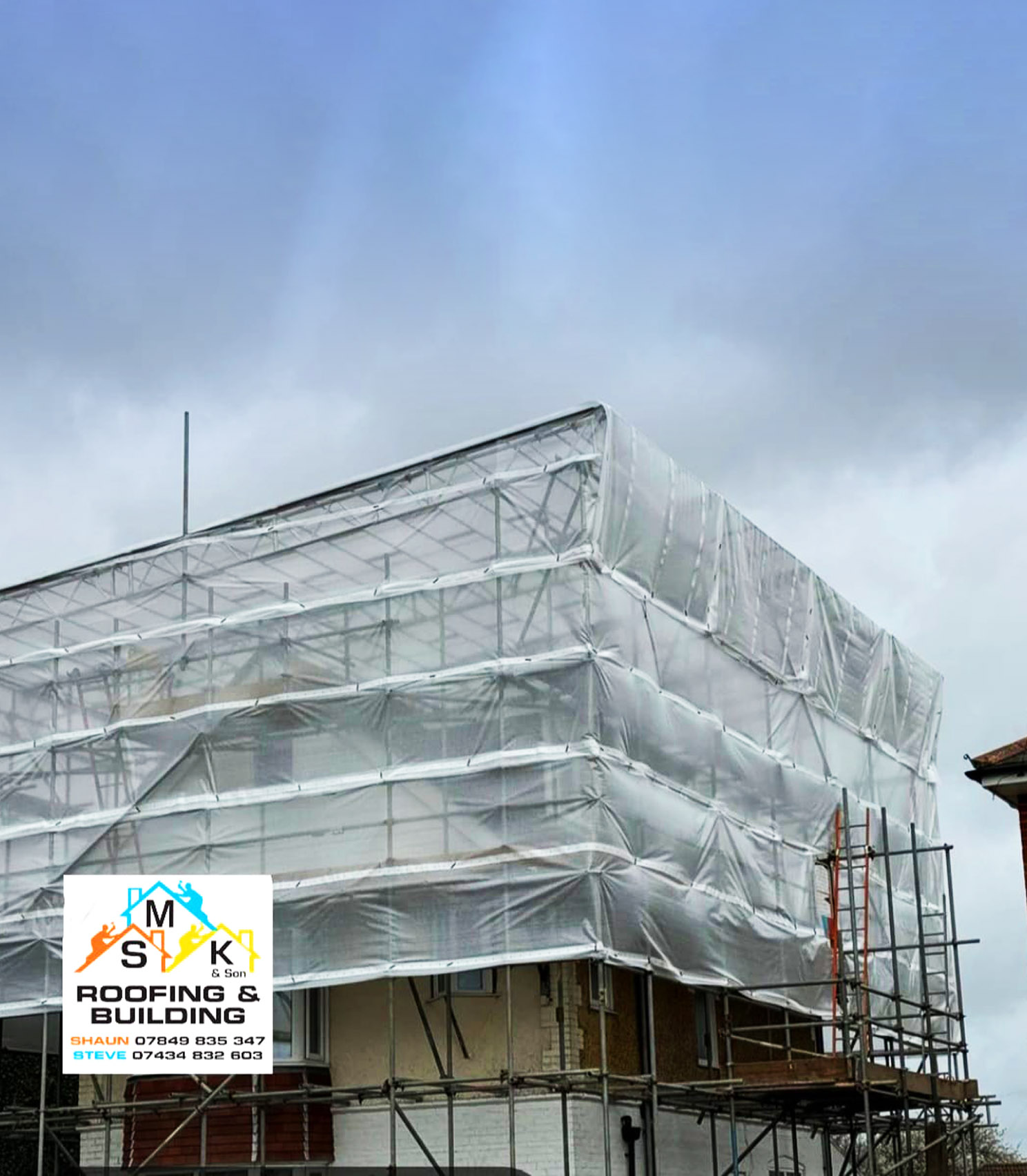 Our First Temporary Roof of the Year — And a Sign of What’s to Come