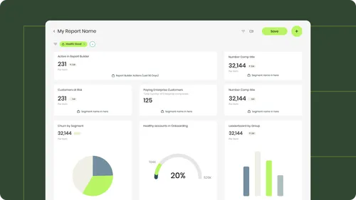 Reporting dashboard