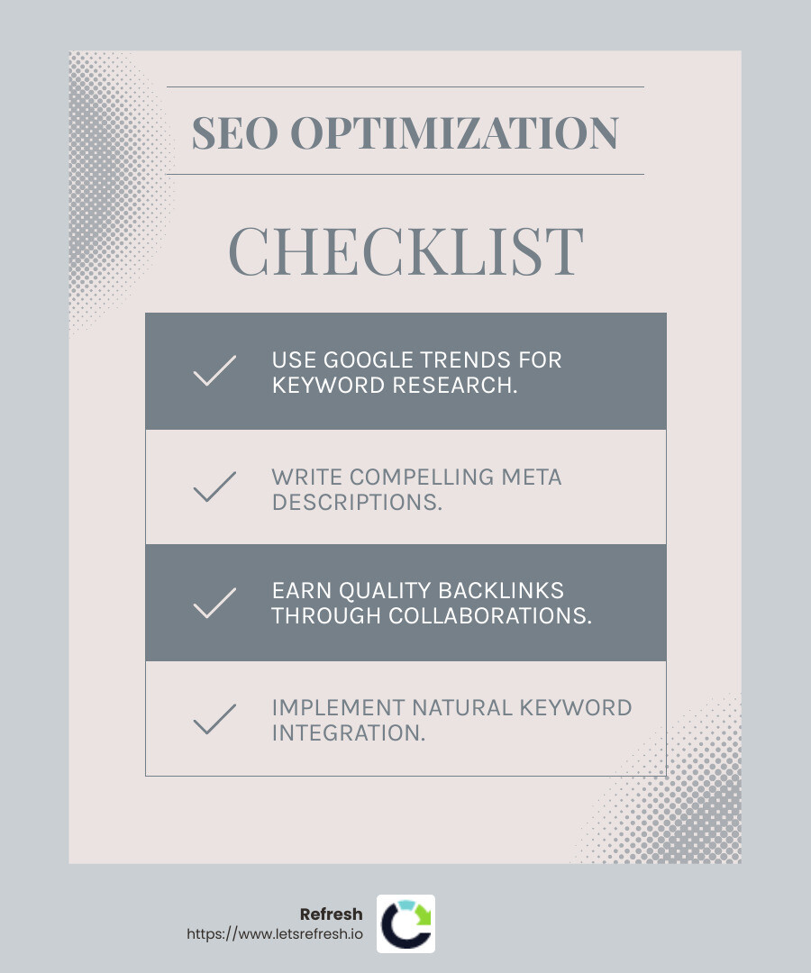 SEO boosts traffic and visibility - affordable marketing ideas infographic checklist-light-blue-grey