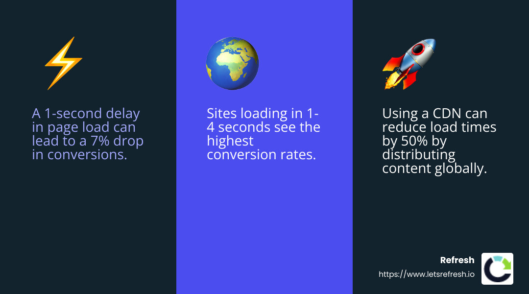 Website speed optimization tips - Black Friday sales strategy infographic 3_facts_emoji_blue