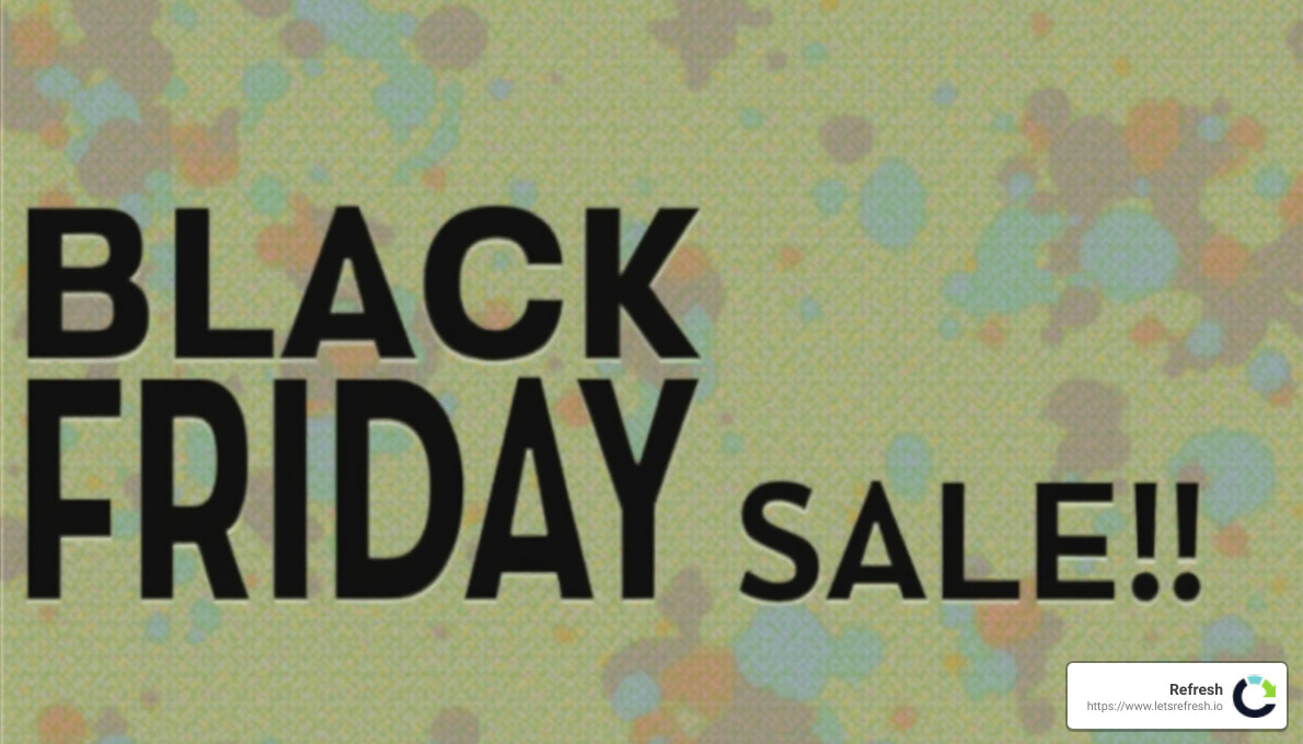 Example of Scarcity Tactics in Action - Black Friday website prep