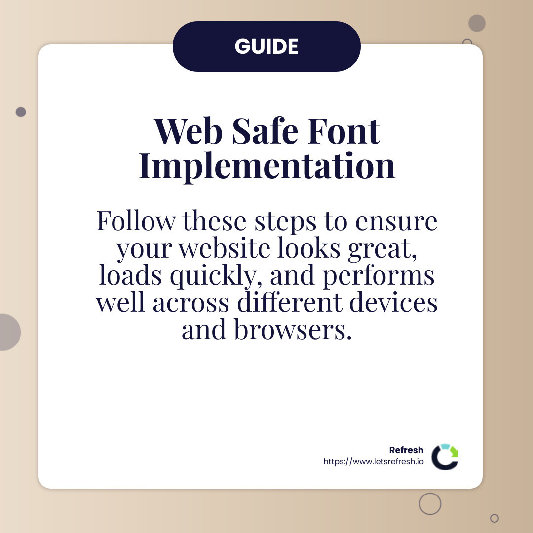 Implementing web safe fonts can improve your website's performance and user experience. - is lato a web safe font infographic simple-info-card