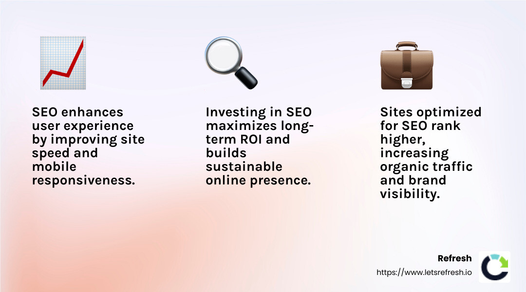 SEO boosts brand trust and authority, enhancing credibility and awareness. - why is seo important in a digital marketing strategy infographic 3_facts_emoji_light-gradient