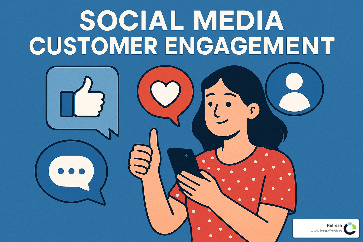 AI chatbot assisting a customer service agent - Social media customer engagement