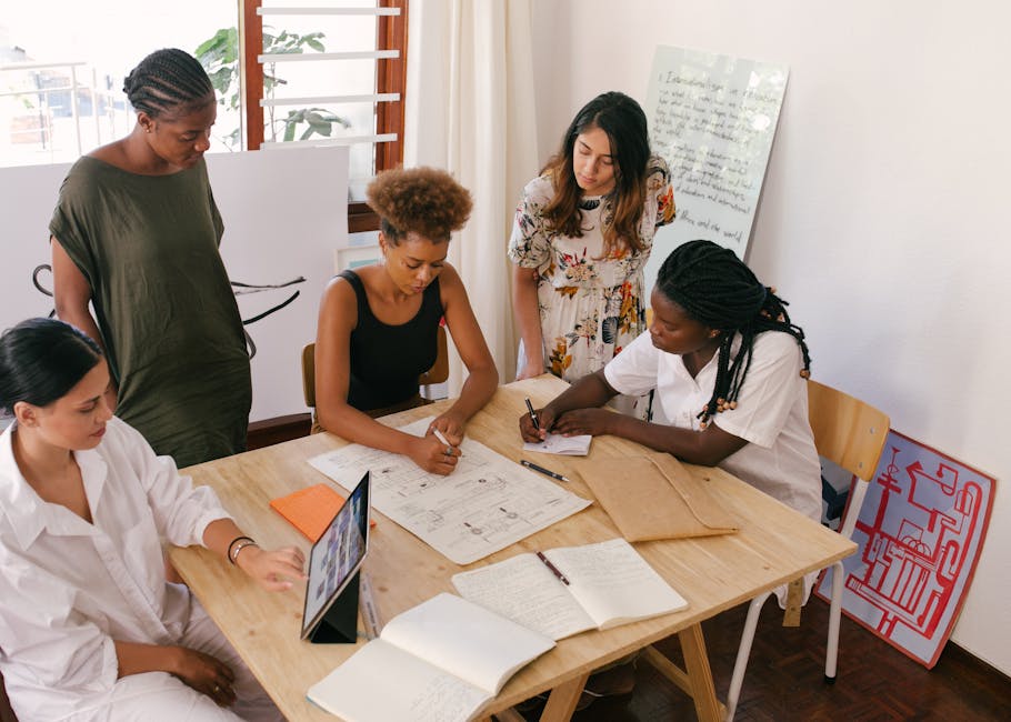 professionals collaborating on web design - Webflow development company