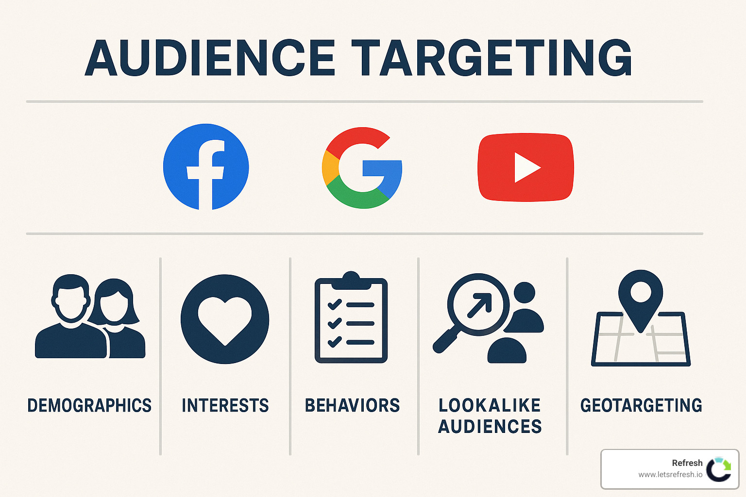 Audience targeting options across different digital ad platforms - Digital Ad Campaigns for SMB